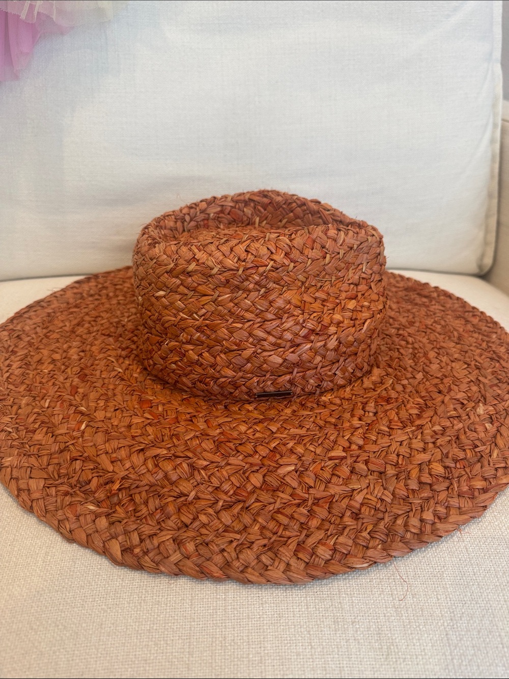 Billabong Wide Brim Woven Straw Sun Hat - Burnt Orange